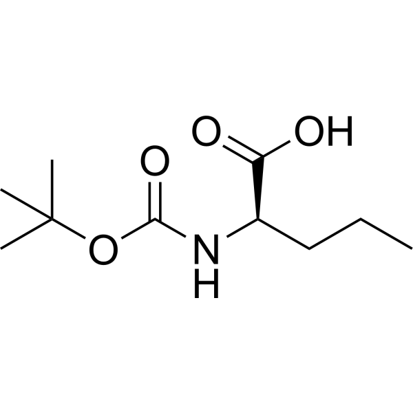 (R)-2-((tert-Butoxycarbonyl)amino)pentanoic acid 57521-85-4